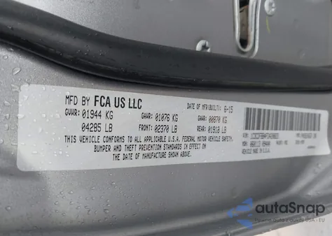 2015 Dodge Dart Sxt z USA, uszkodzony, nr VIN 1C3CDFBB4FD420823